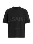 AllSaints T-Shirt 'BIGGY' dunkelgrau/schwarz