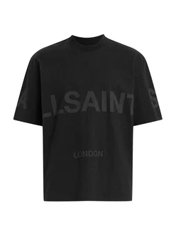 AllSaints T-Shirt 'BIGGY' dunkelgrau/schwarz