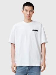AllSaints T-Shirt 'REDACT' schwarz/weiß