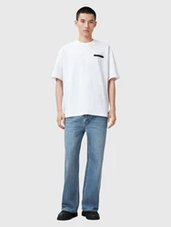 AllSaints T-Shirt 'REDACT' schwarz/weiß