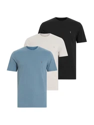 AllSaints T-Shirt 'BRACE' (GOTS) opal / greige / schwarz