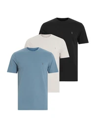 T-Shirt 'BRACE' (GOTS) opal / greige / schwarz
