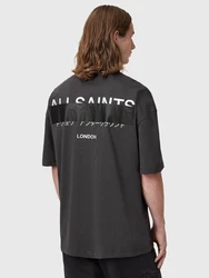 AllSaints T-Shirt 'REDACT' schwarz/weiß