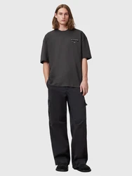 AllSaints T-Shirt 'REDACT' schwarz/weiß