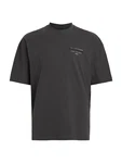 AllSaints T-Shirt 'REDACT' schwarz/weiß