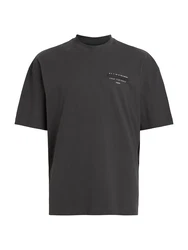 AllSaints T-Shirt 'REDACT' schwarz/weiß
