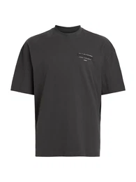 T-Shirt 'REDACT' (GOTS) schwarz / wei