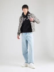 REPLAY Sweatshirt schwarz/offwhite