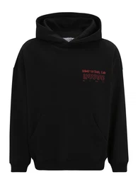 Sweatshirt 'UNIVERSAL BODY TALK' merlot / schwarz / wei