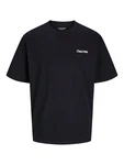 JACK & JONES T-Shirt 'JJEBradley' flieder/schwarz/weiß JACK & JONES T-Shirt 'JJEBradley' flieder/schwarz/weiß