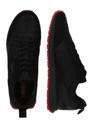 HUGO Sneaker 'Icelin' rot/schwarz