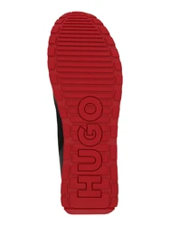 HUGO Sneaker 'Icelin' rot/schwarz