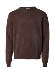 ABOUT YOU x Kevin Trapp Pullover dunkelbraun