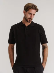 ABOUT YOU x Kevin Trapp Poloshirt schwarz