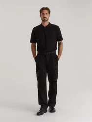 ABOUT YOU x Kevin Trapp Poloshirt schwarz
