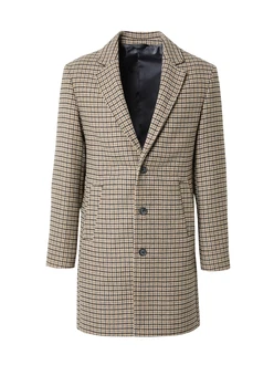 Jack & Jones Langmantel JJEHarrison hellbeige/karamell/grau/schwarz