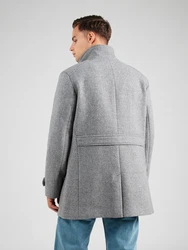 SELECTED HOMME Mantel SLHNew Reuben (1-tlg) hellgrau/dunkelgrau