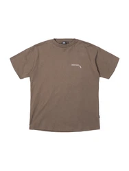Dr. Denim T-Shirt 'Trooper' braun/wei