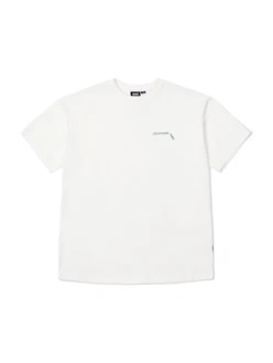 Dr. Denim T-Shirt 'Trooper' grn/offwhite