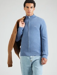 GANT Strickjacke blaumeliert