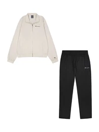 Trainingsanzug 'ICONS' hellbeige / schwarz