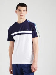 Sergio Tacchini T-Shirt 'GRADIENTE' marineblau/hellblau/weiß