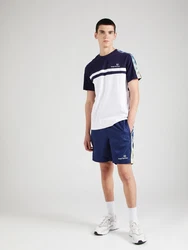 Sergio Tacchini T-Shirt 'GRADIENTE' marineblau/hellblau/weiß
