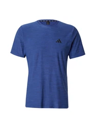 ADIDAS PERFORMANCE Sportshirt 'Essentials' blau / schwarz