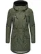 Ragwear Zimní parka 'Elsien'  olivová