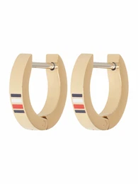 Ohrringe navy / gold / rot / wei
