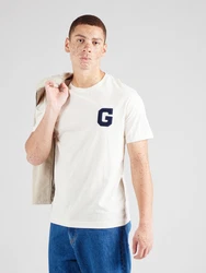 Gant T-Shirt GRAPHIC (1-tlg) Grau/Beige/Rot/Khaki/Weiß