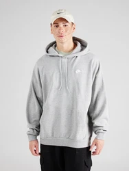 Nike Sportswear Sweatshirt 'CLUB' graumeliert/weiß
