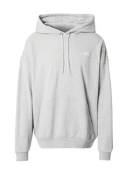 Nike Sportswear Sweatshirt 'CLUB' graumeliert/weiß