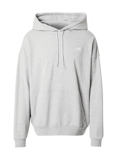 Nike Sportswear Sweatshirt 'CLUB' graumeliert/weiß