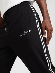 ARMANI EXCHANGE Hose schwarz/weiß