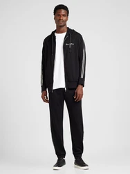 ARMANI EXCHANGE Sweatjacke schwarz/weiß