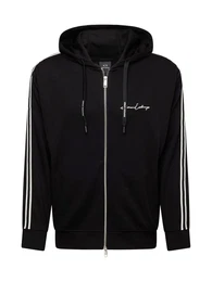 Sweatjacke schwarz / wei