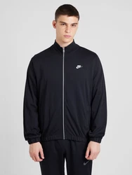 Nike Sportswear Sweatjacke 'CLUB' schwarz