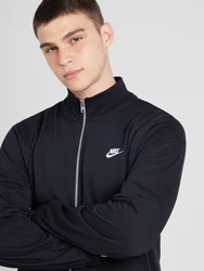 Nike Sportswear Sweatjacke 'CLUB' schwarz