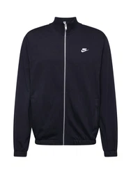 Nike Sportswear Sweatjacke 'CLUB' schwarz