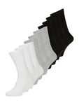 ABOUT YOU Socken 'Emil' graumeliert/schwarz/weiß