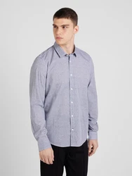 Garcia Hemd Langarm blau/weiß
