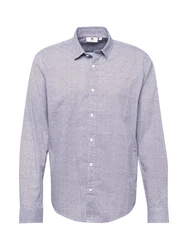 Garcia Hemd Langarm blau/weiß