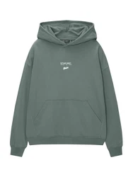 Pull&Bear Sweatshirt Grün/Dunkelgrün