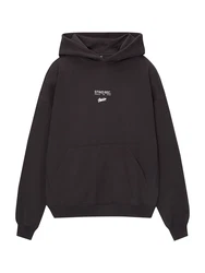 Pull&Bear Sweatshirt anthrazit/weiß