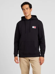 Tommy Jeans Sweatshirt 'ESSENTIAL' schwarz