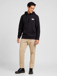 Tommy Jeans Sweatshirt 'ESSENTIAL' schwarz
