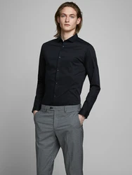 JACK & JONES Hemd 'Parma' schwarz