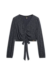 Bluza 'Vintage' mornarska / svetlo siva