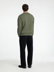 SELECTED HOMME Sweatshirt 'SLHDAN' oliv